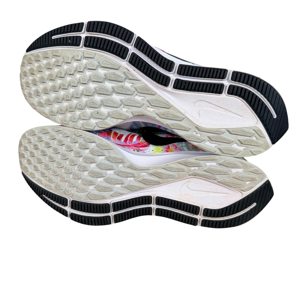 Nike Air Zoom Pegasus 35 Running Shoes White Floral AV3520-001 Womens 10 - Picture 8 of 9